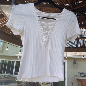 Urban Outfitters lace up top